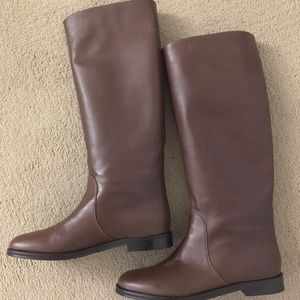 Sergio Rossi Brown riding boots